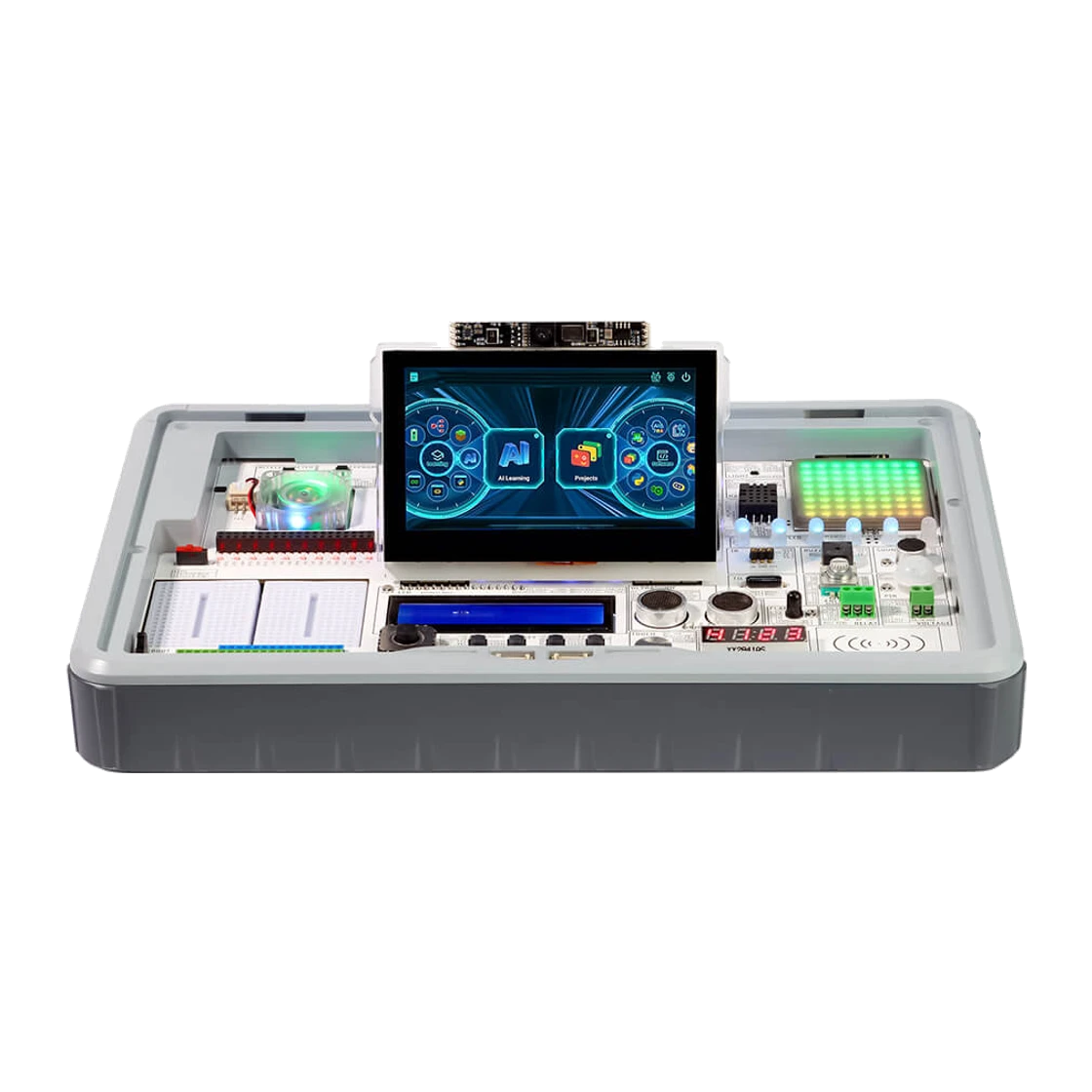 CrowPi 3 AI Learning and Development Station, official product image with background removed