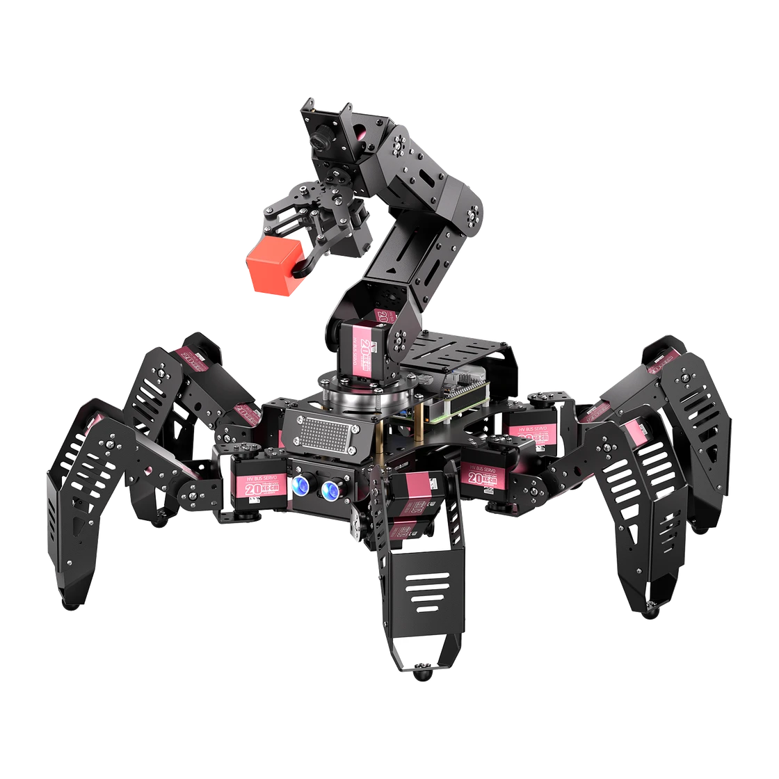 Hiwonder SpiderPi Pro, official product image with background removed