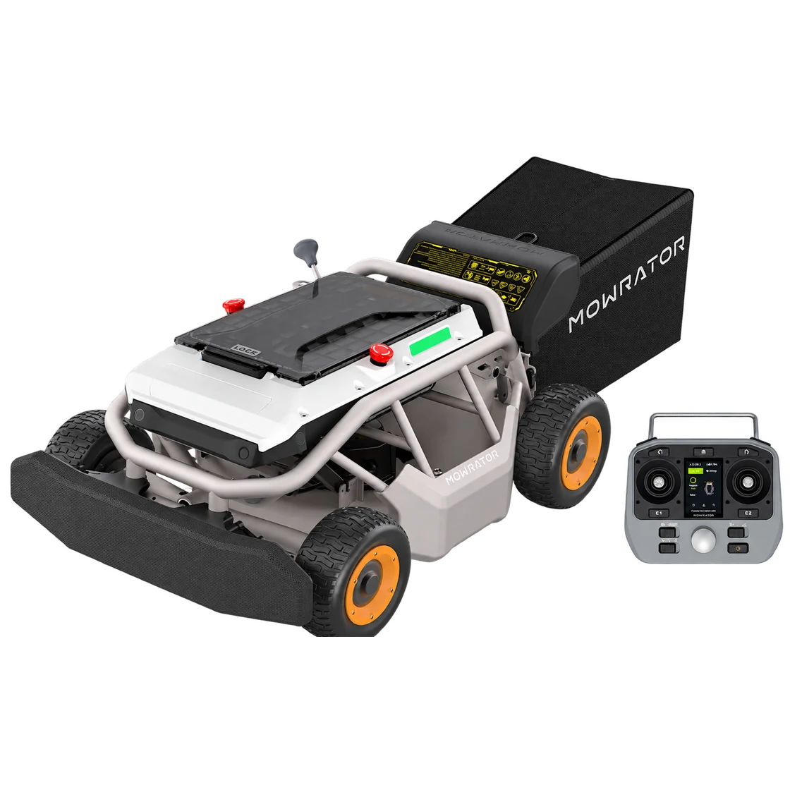 Mowrator EU S1 Leaf & Lawn 4WD 12Ah 75% Slope, official product image with background removed