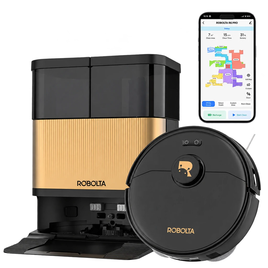 Robolta R6 Pro, official product image with background removed