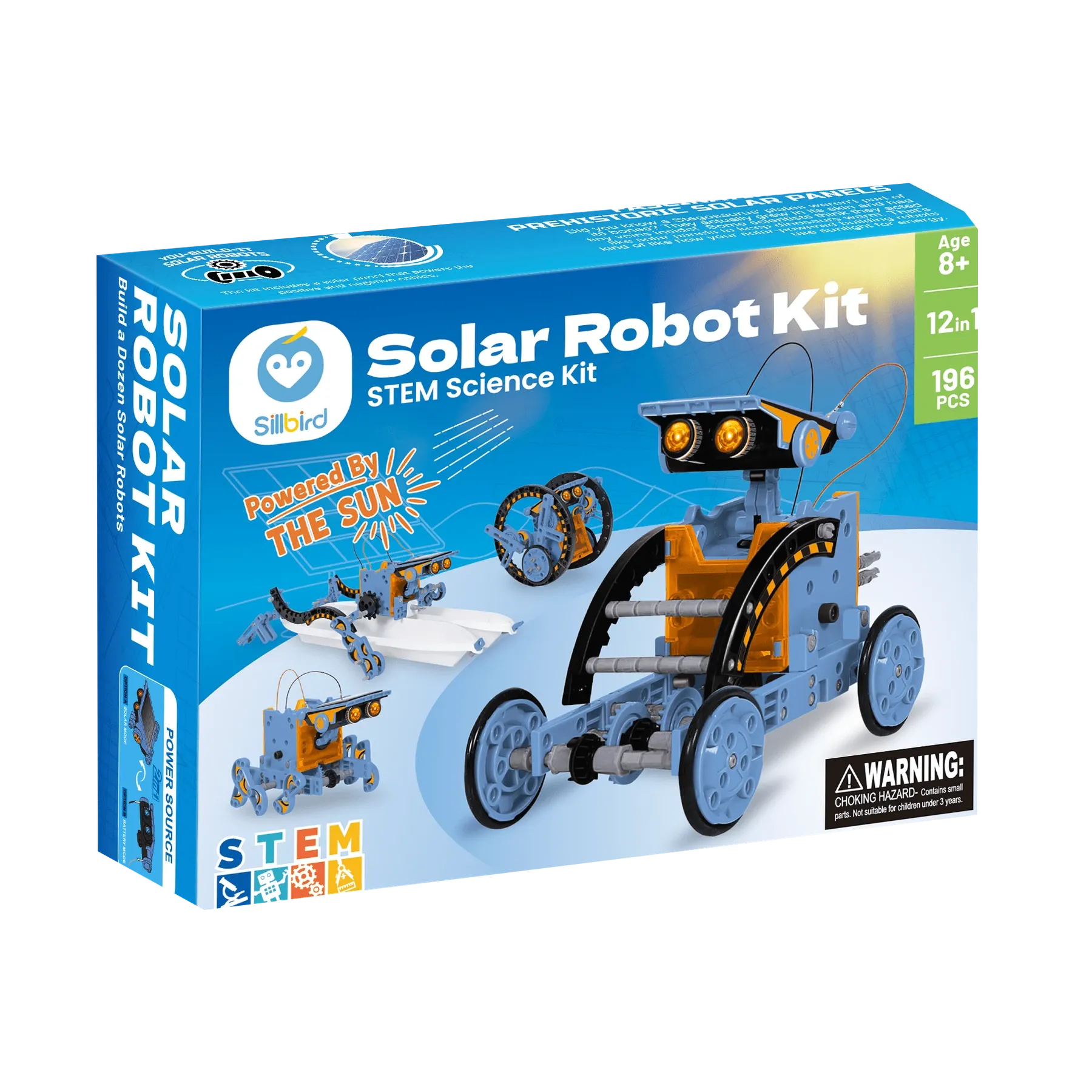 Sillbird STEM Solar Robot 215E, official product image with background removed