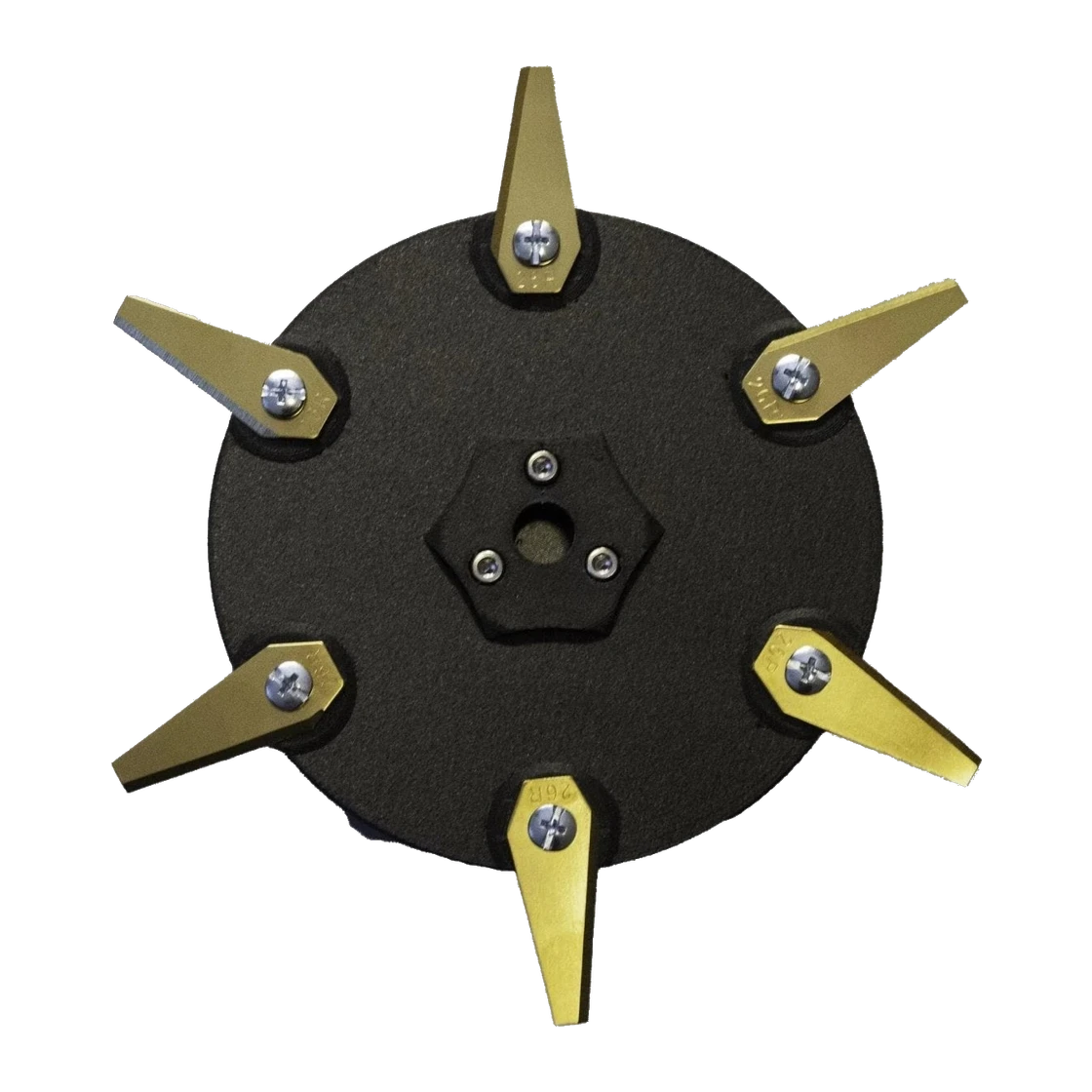 Ultimow Carbon Fiber 6-Blade Disk for Mammotion LUBA Mini, official product image with background removed